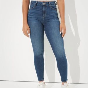 AE Ne(x)t Level Stretch Curvy Hi-Rise Jegging Denim Sz 6 Long